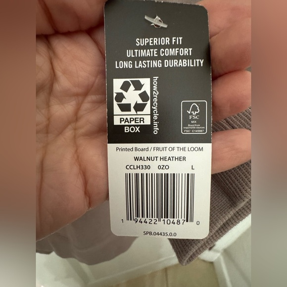 Fruit of the Loom Women's Crafted Comfort Fleece Hoodie - Picture 5 of 7